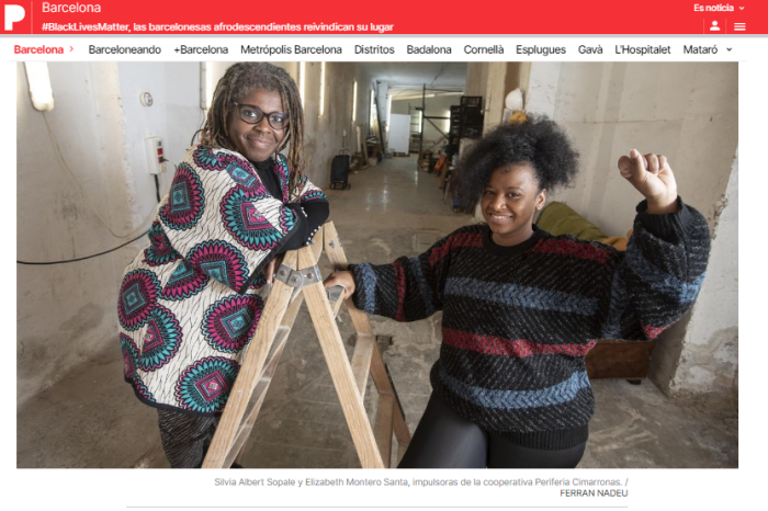 Barcelonesas afrodescendientes reivindican su lugar