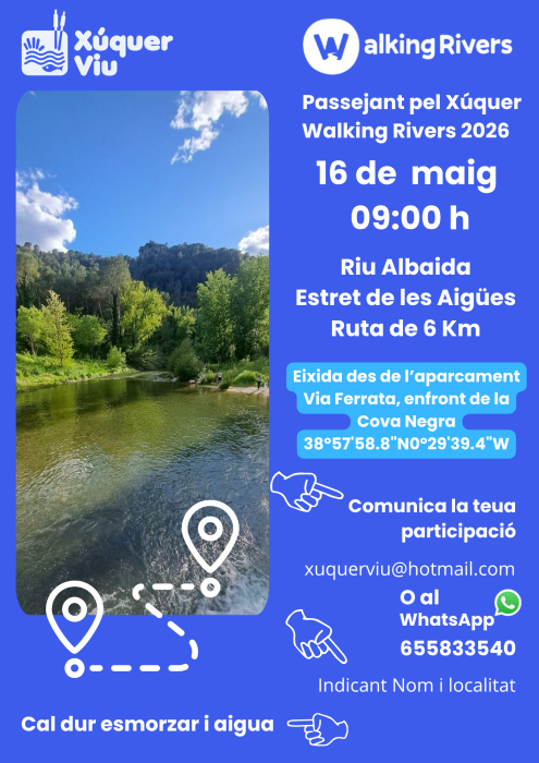 💦Vine a caminar amb nosaltres a la vora del riu!